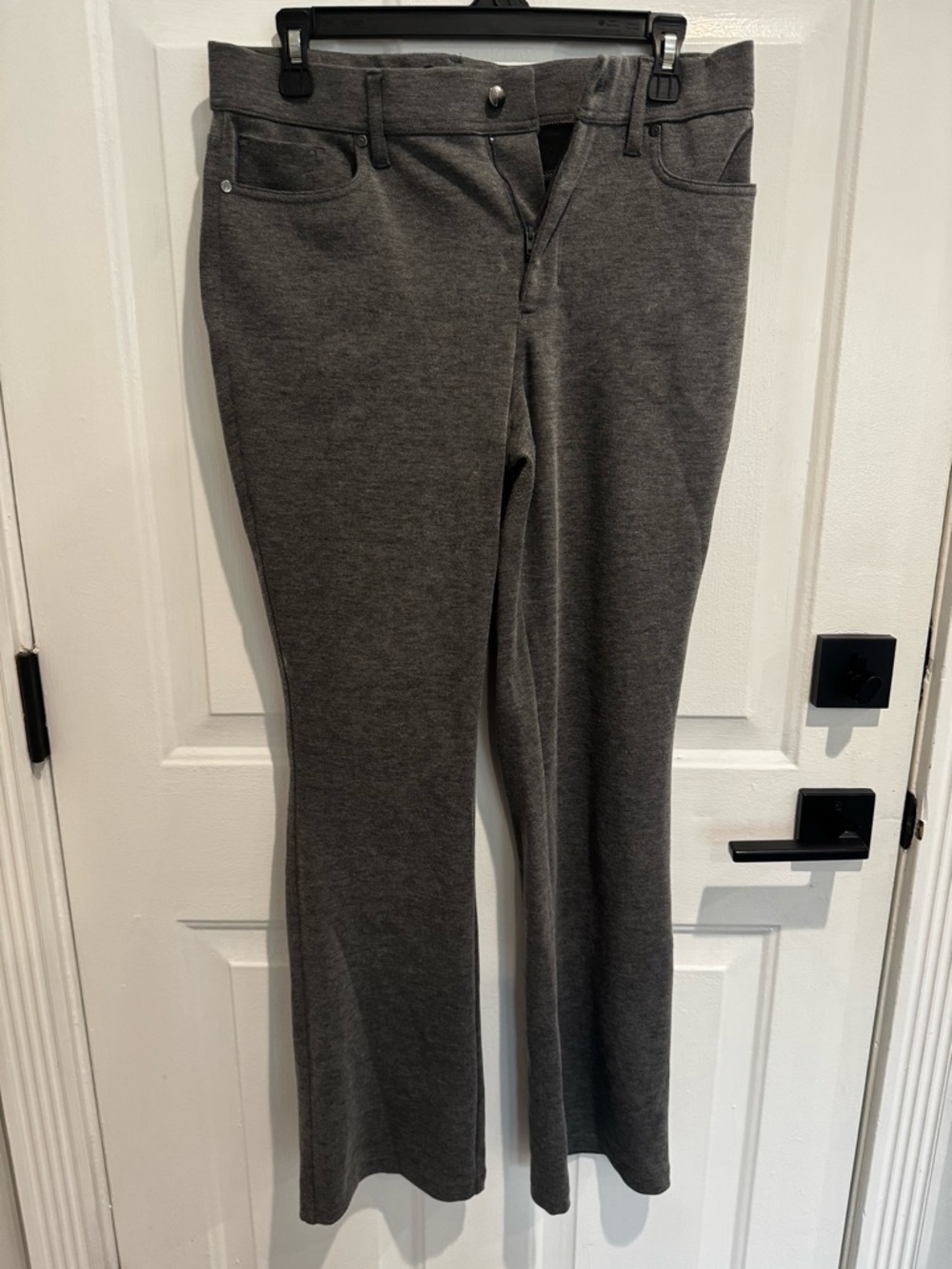 Simply Vera Vera Wang Gray Knit Flare Pants